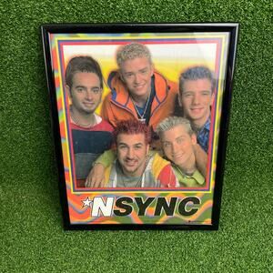 Vintage Y2K 2000s NSYNC Photo Framed Home Decor 8" x 10"